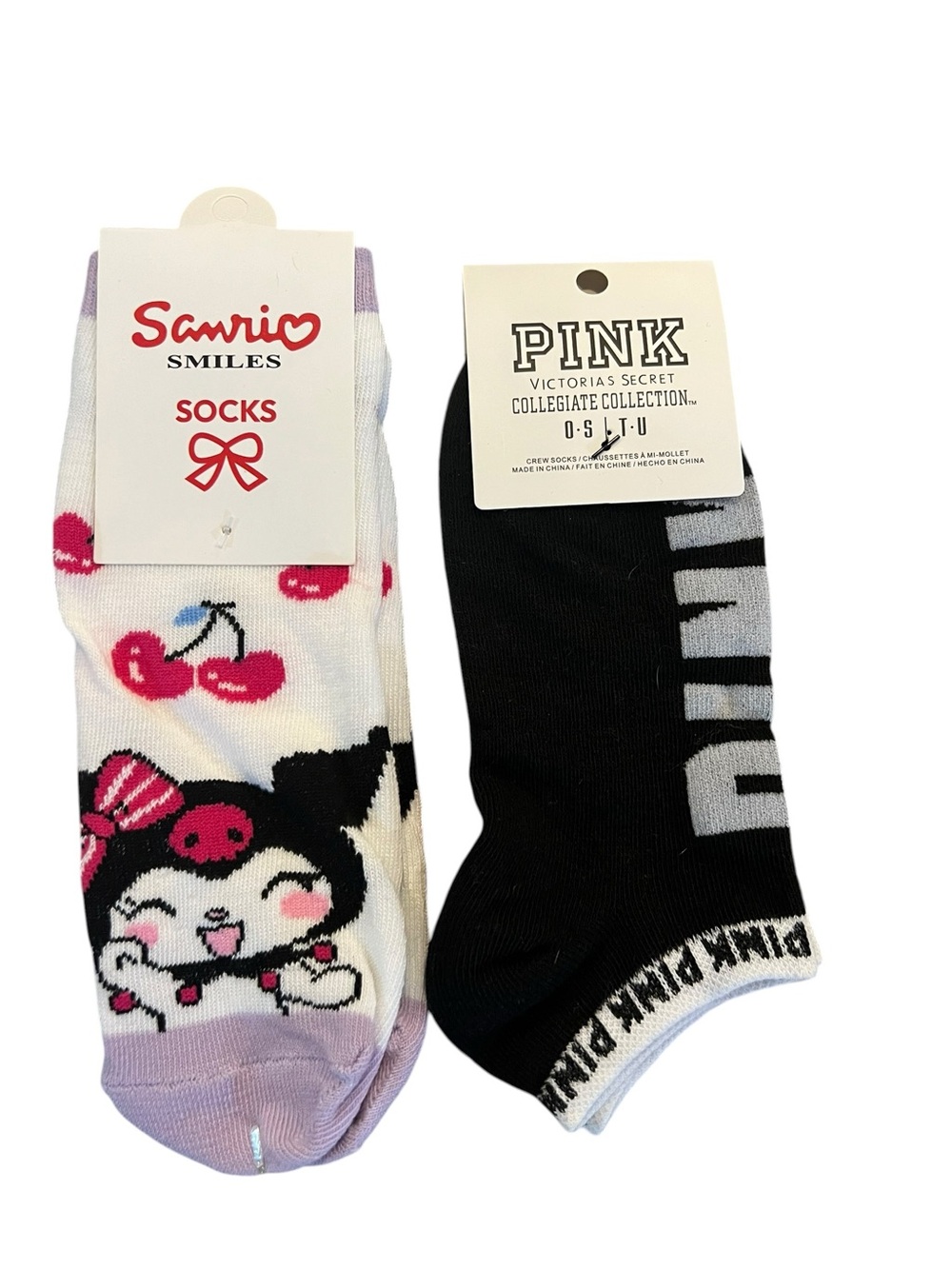 Sanrio & PINK Women's/Teen Ankle Socks Duo